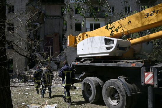 Russia Ukraine Military Operation Shelling