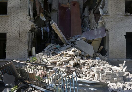 Russia Ukraine Military Operation Shelling