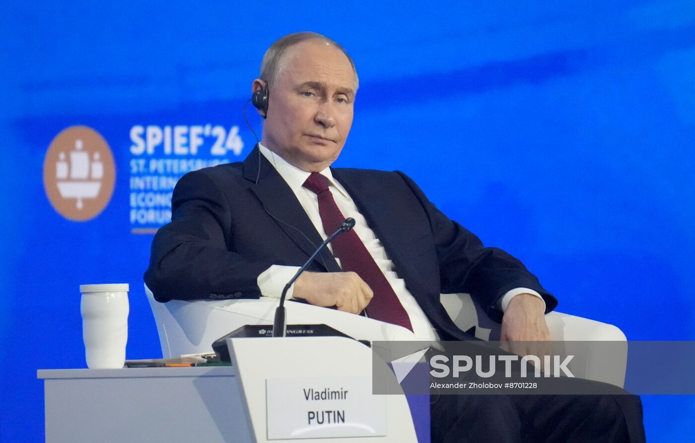 SPIEF-2024. Plenary Session