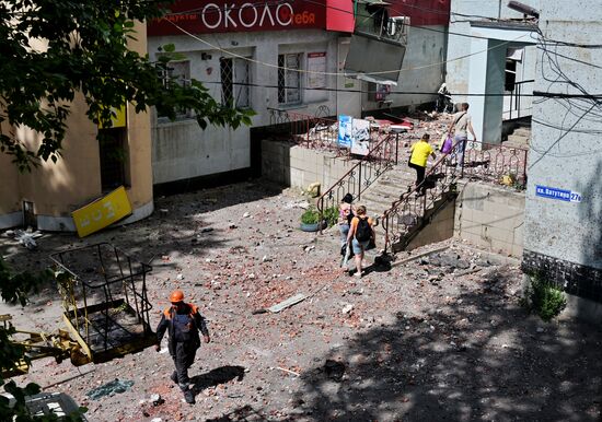 Russia Ukraine Military Operation Shelling