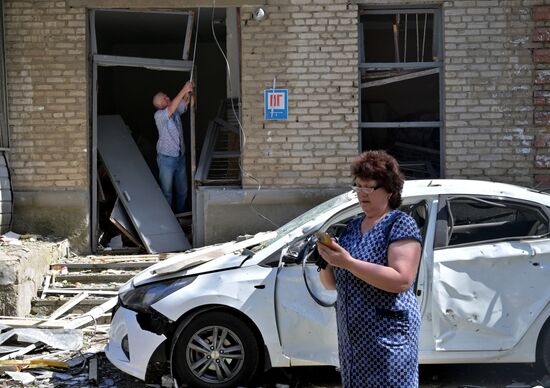 Russia Ukraine Military Operation Shelling