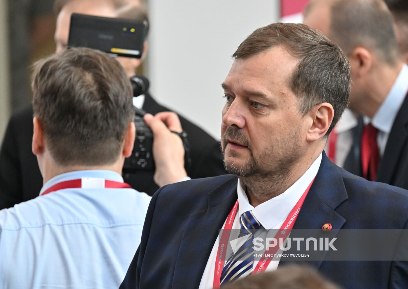 SPIEF-2024. Guests ahead of the plenary session