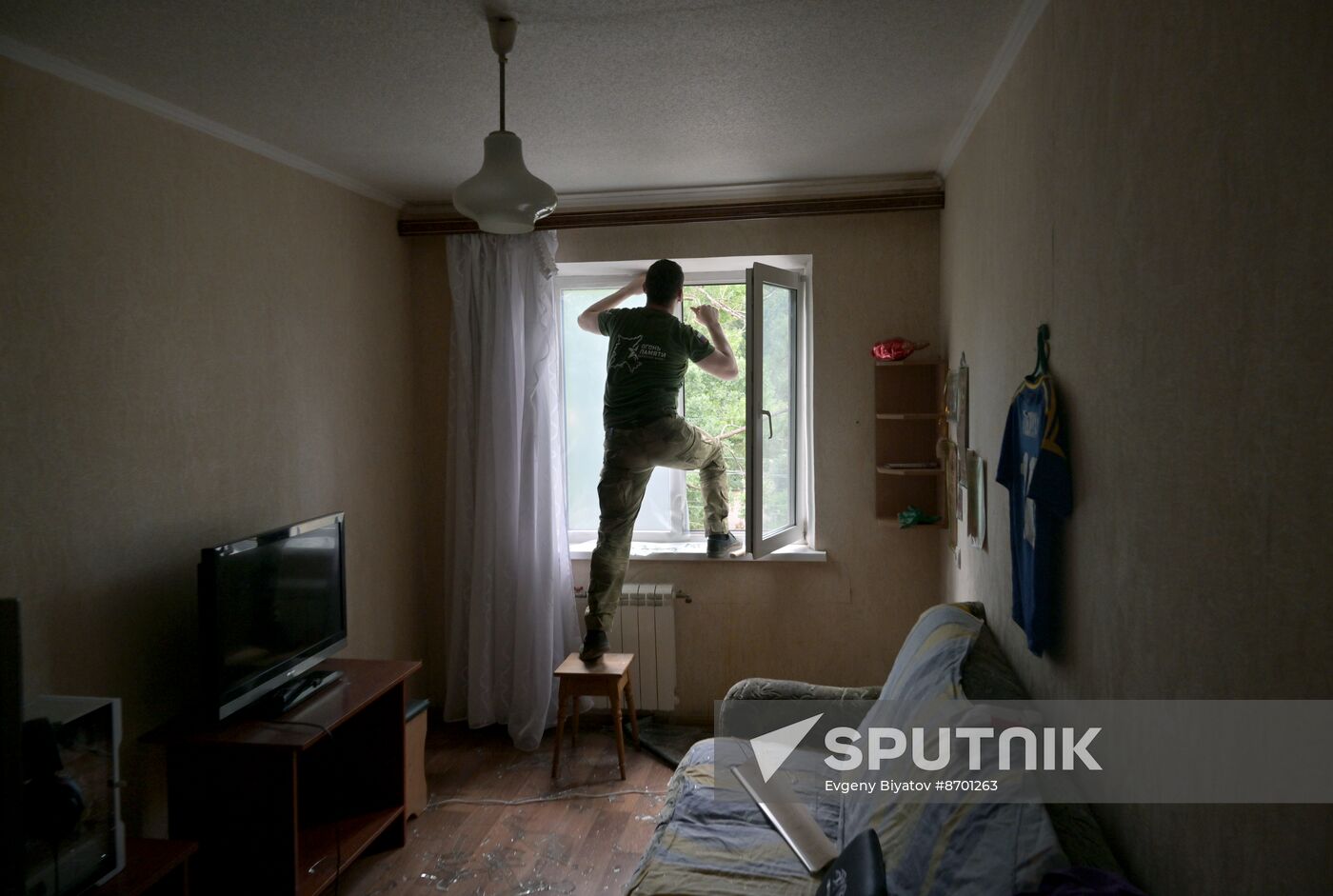 Russia Ukraine Military Operation Shelling