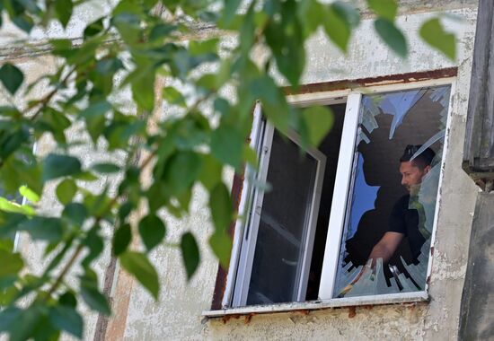 Russia Ukraine Military Operation Shelling