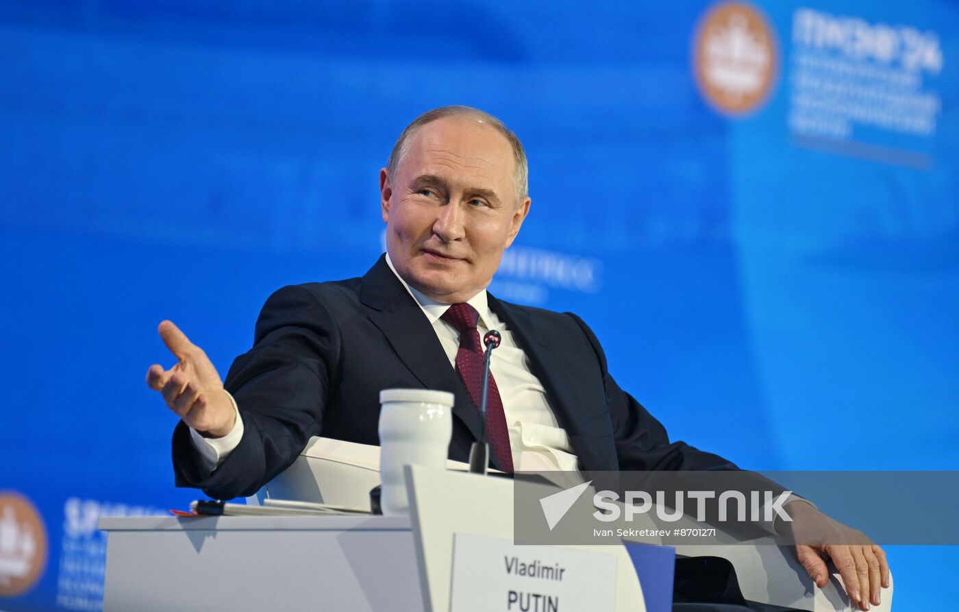 SPIEF-2024. Plenary Session