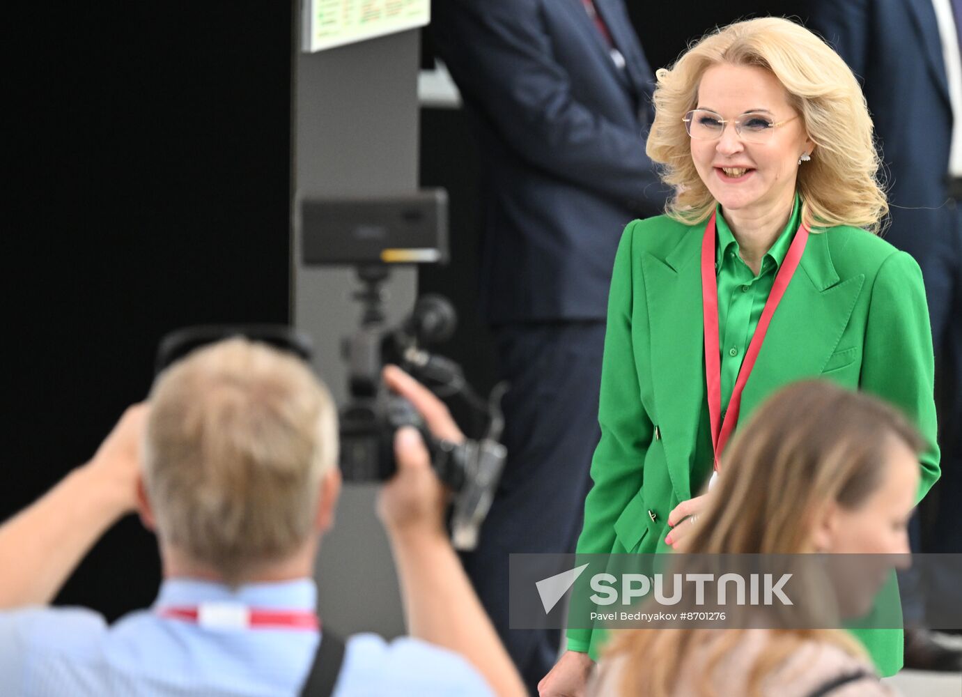 SPIEF-2024. Guests ahead of the plenary session