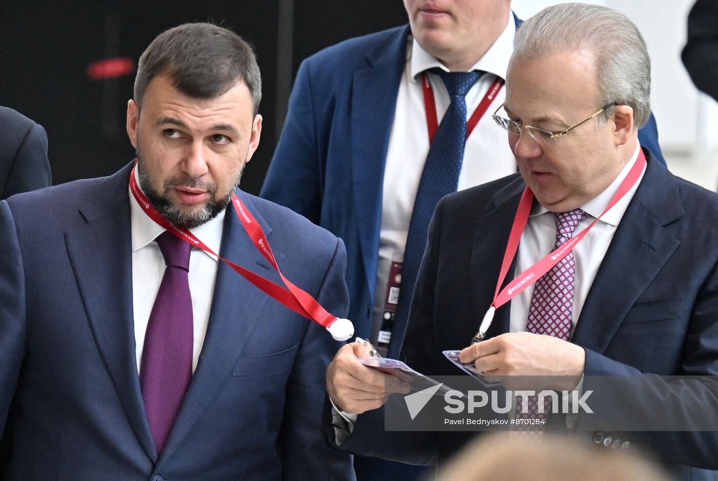 SPIEF-2024. Guests ahead of the plenary session