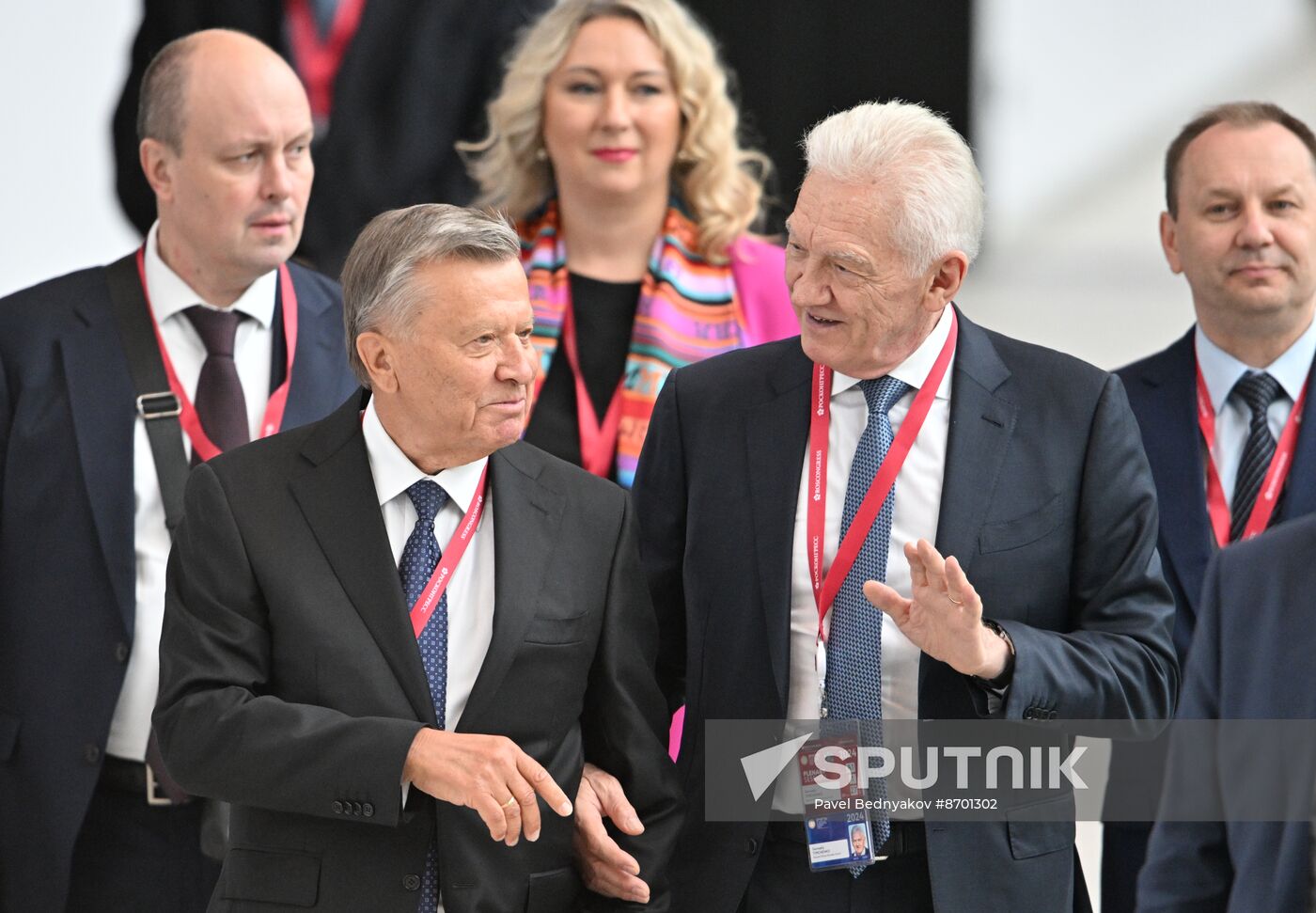 SPIEF-2024. Guests ahead of the plenary session