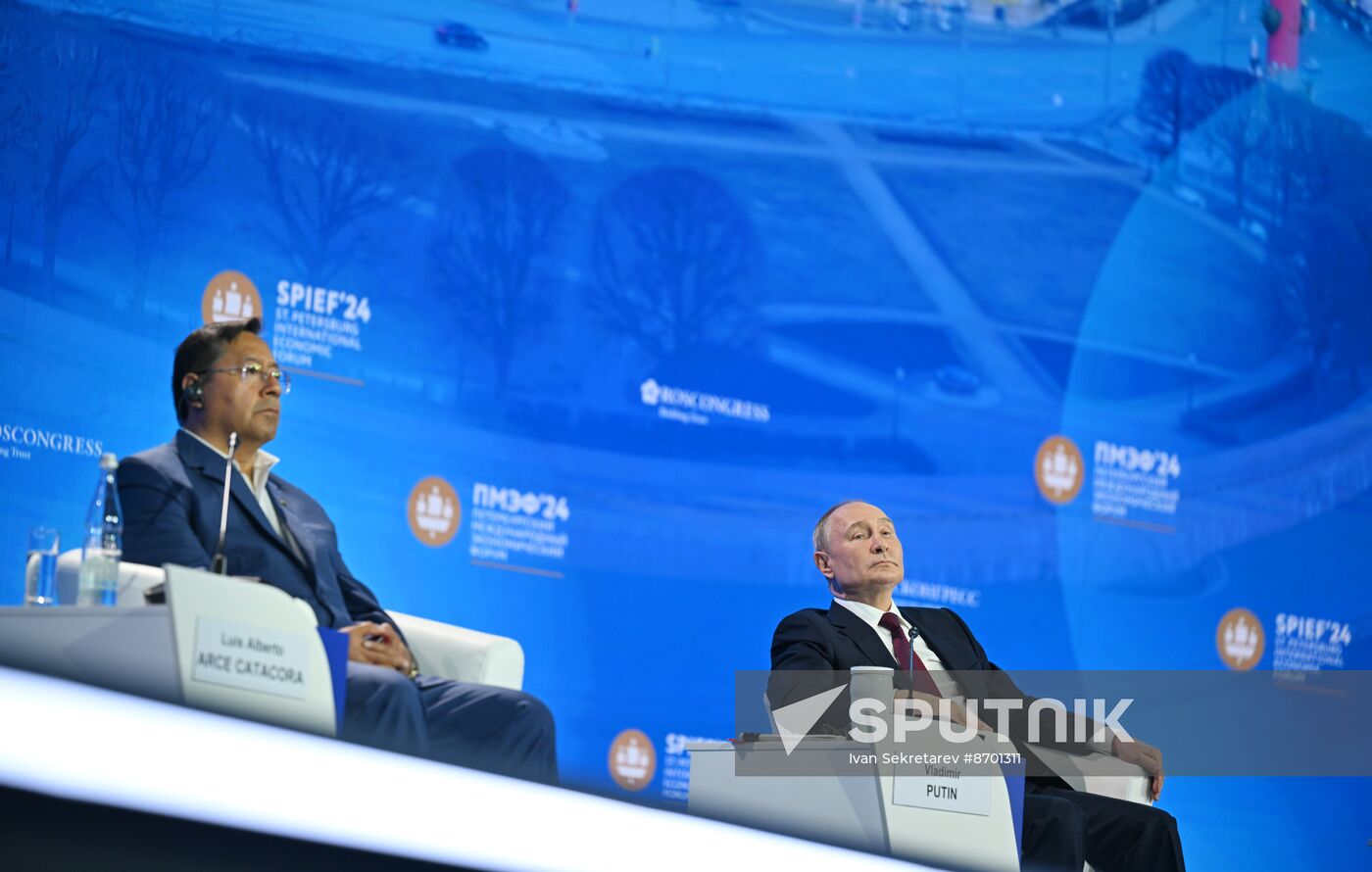 SPIEF-2024. Plenary Session
