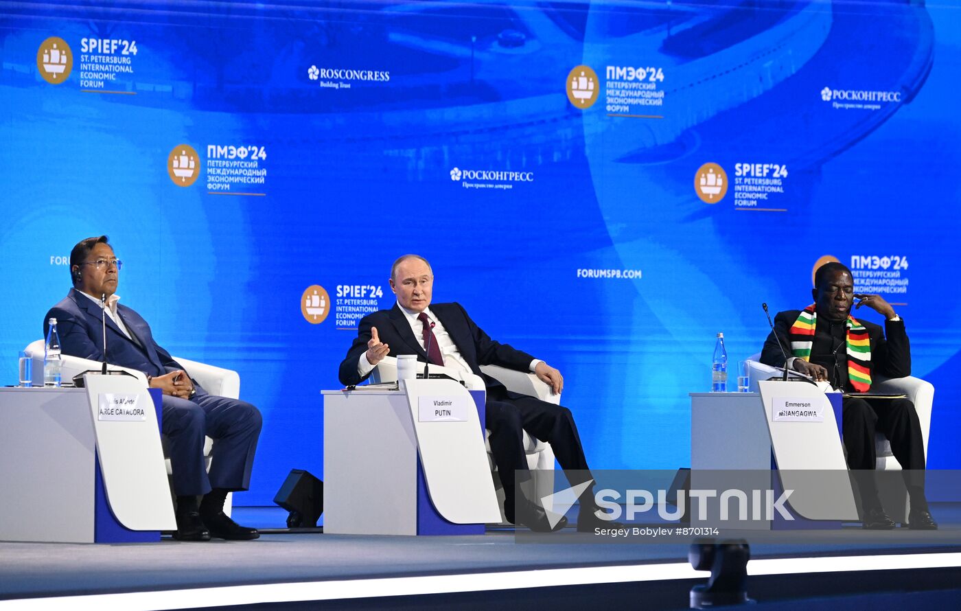 SPIEF-2024. Plenary Session