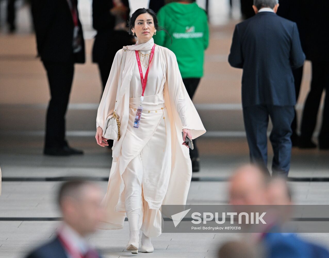 SPIEF-2024. Guests ahead of the plenary session