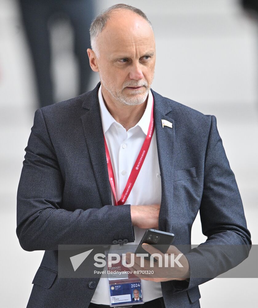 SPIEF-2024. Guests ahead of the plenary session