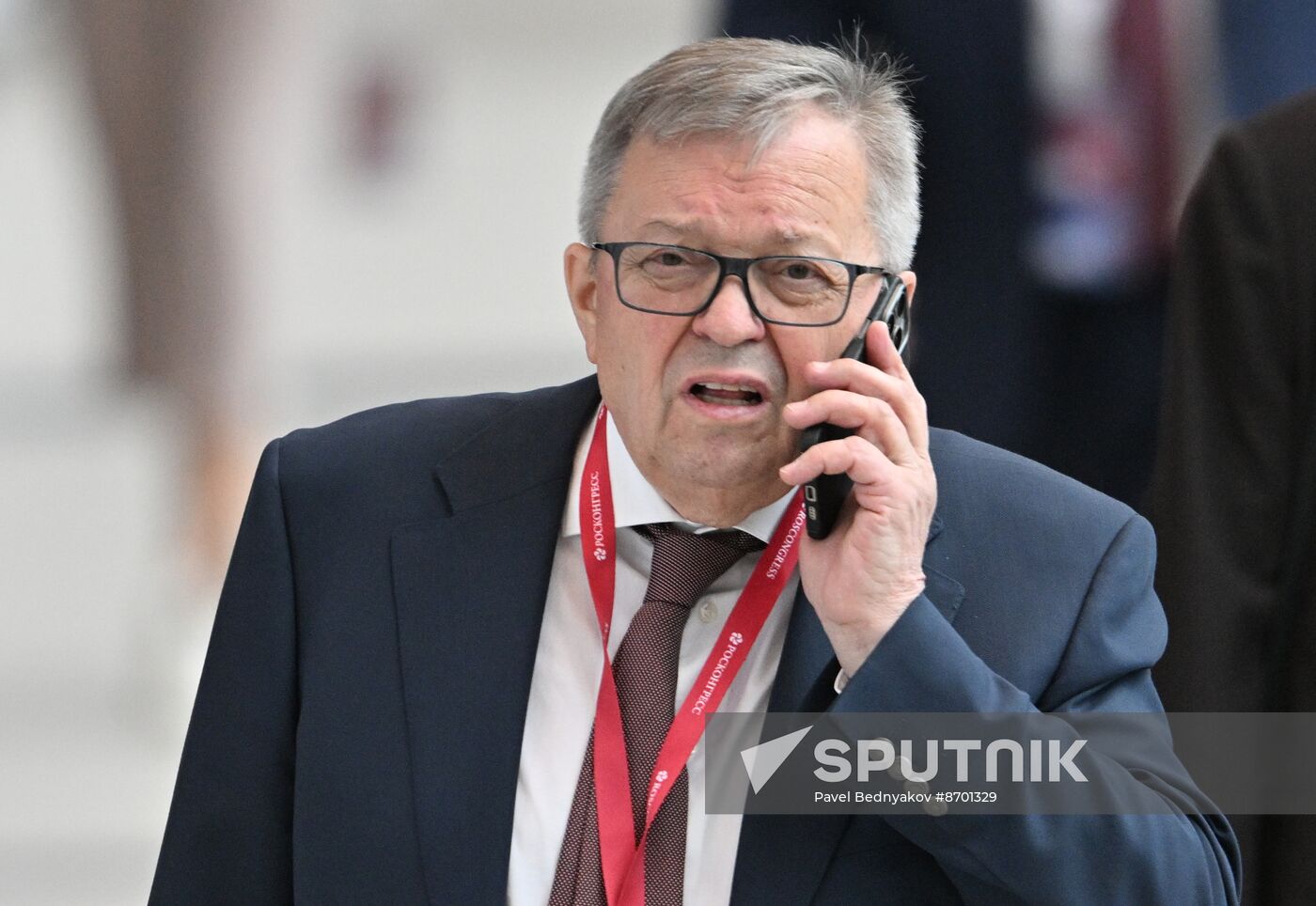 SPIEF-2024. Guests ahead of the plenary session