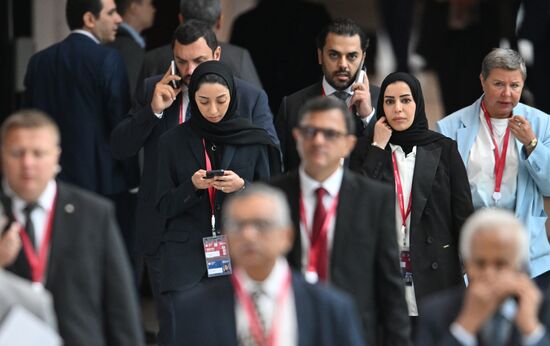 SPIEF-2024. Guests ahead of the plenary session