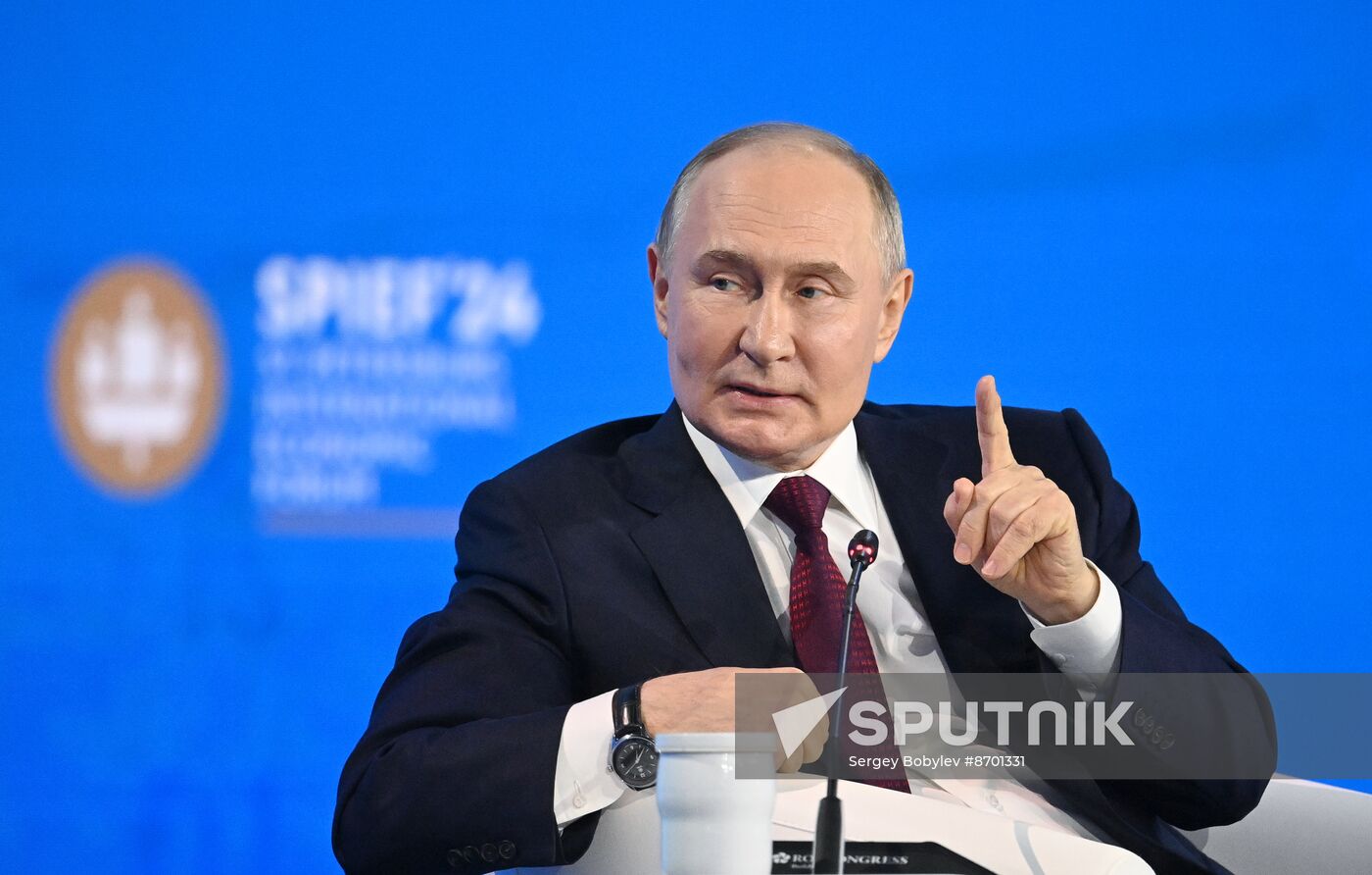 SPIEF-2024. Plenary Session