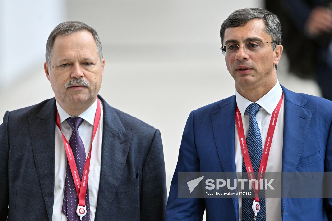 SPIEF-2024. Guests ahead of the plenary session