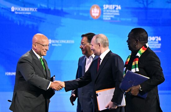 SPIEF-2024. Plenary Session