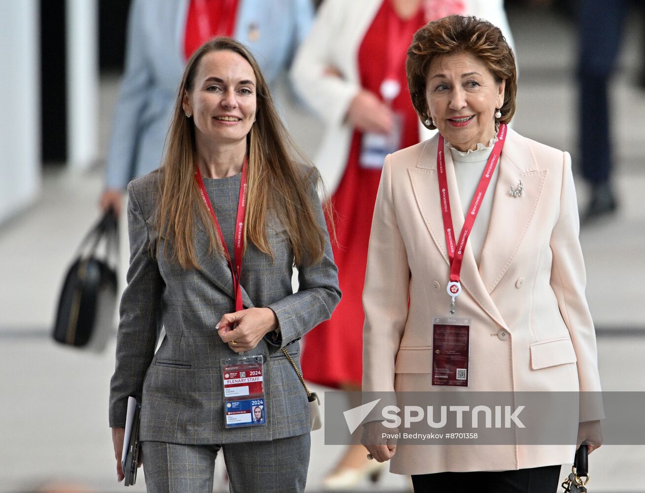 SPIEF-2024. Guests ahead of the plenary session