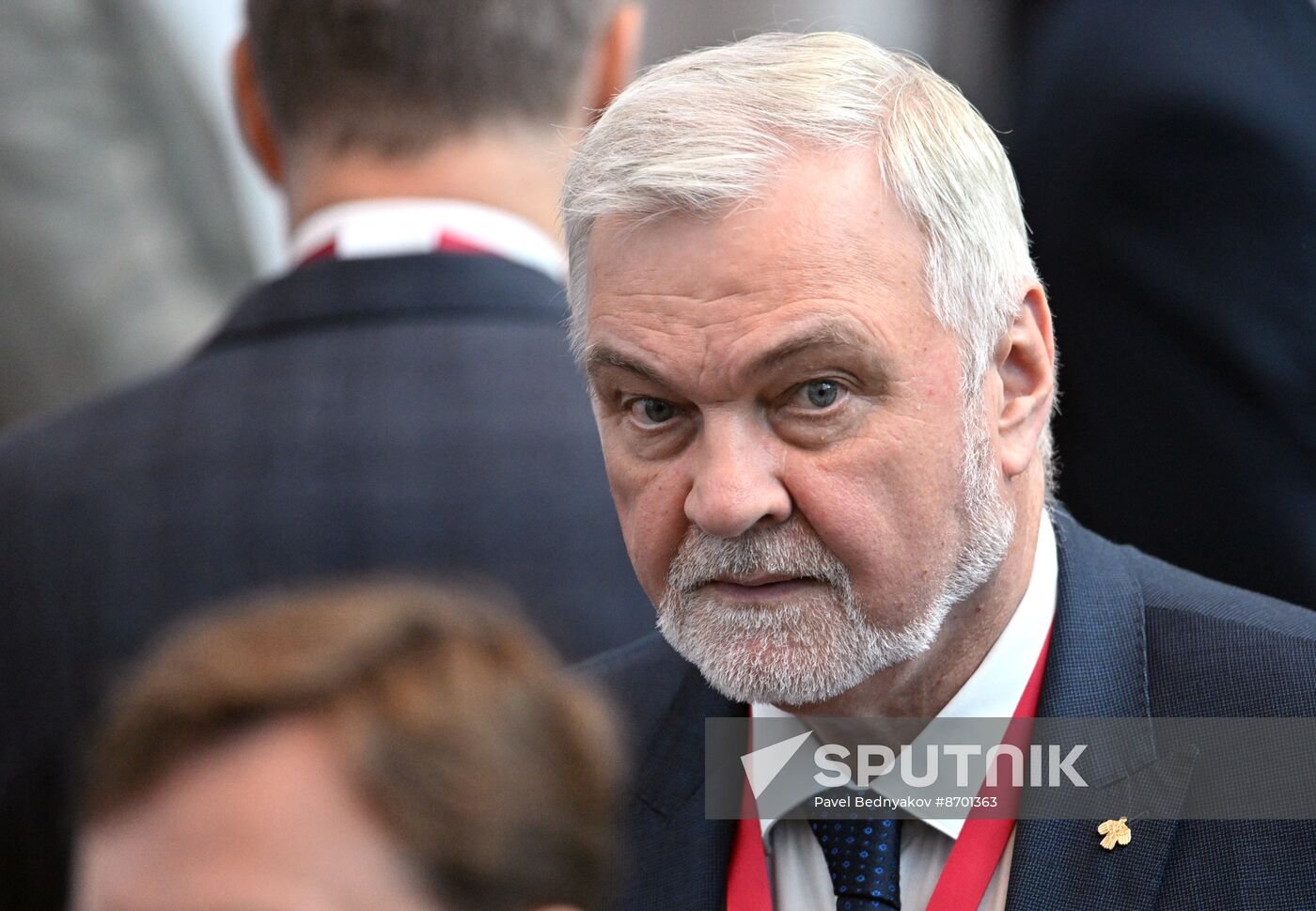 SPIEF-2024. Guests ahead of the plenary session