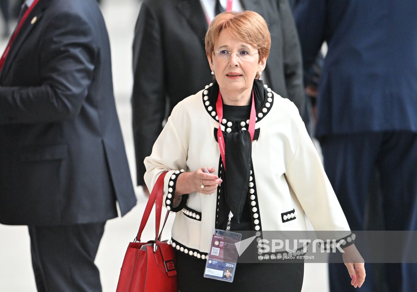 SPIEF-2024. Guests ahead of the plenary session