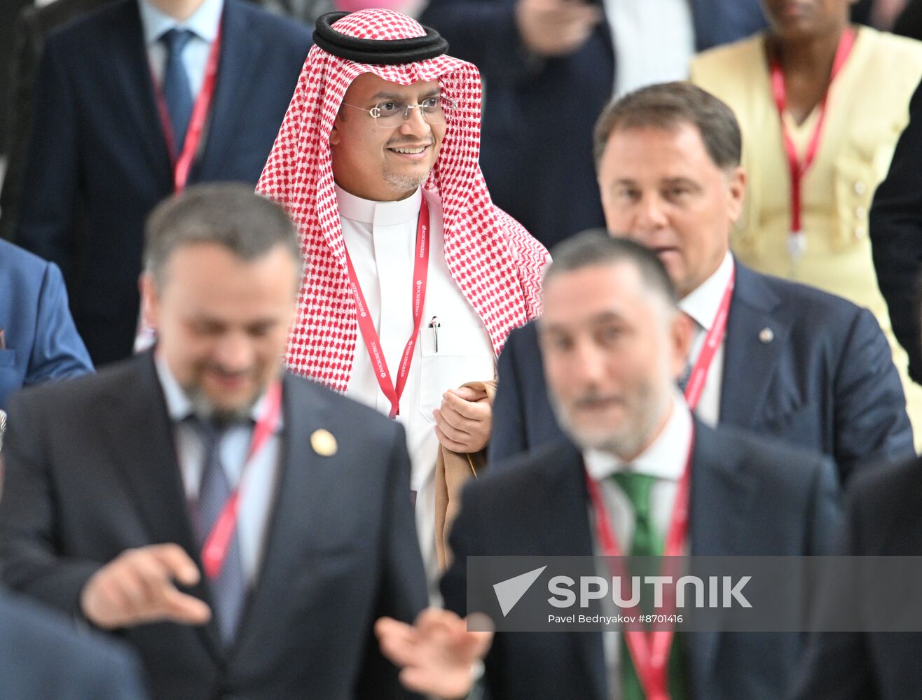 SPIEF-2024. Guests ahead of the plenary session