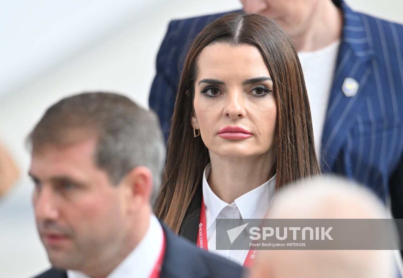 SPIEF-2024. Guests ahead of the plenary session