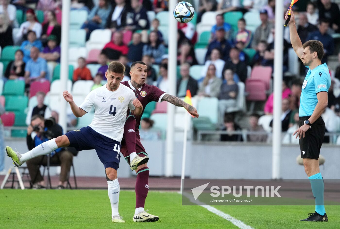 Belarus Soccer Friendly Belarus - Russia