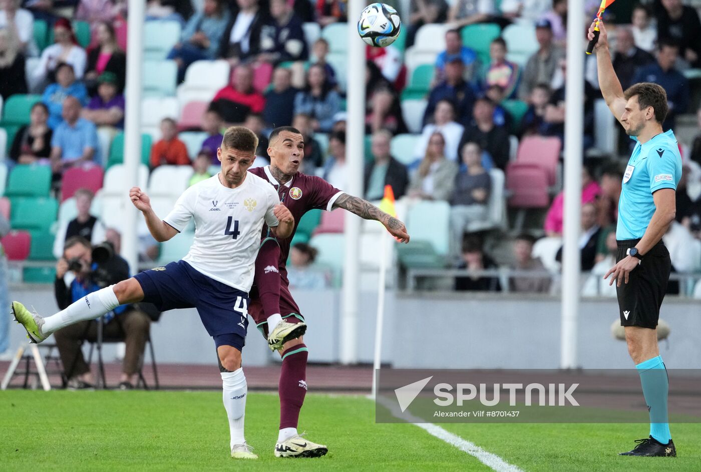 Belarus Soccer Friendly Belarus - Russia