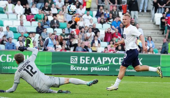 Belarus Soccer Friendly Belarus - Russia