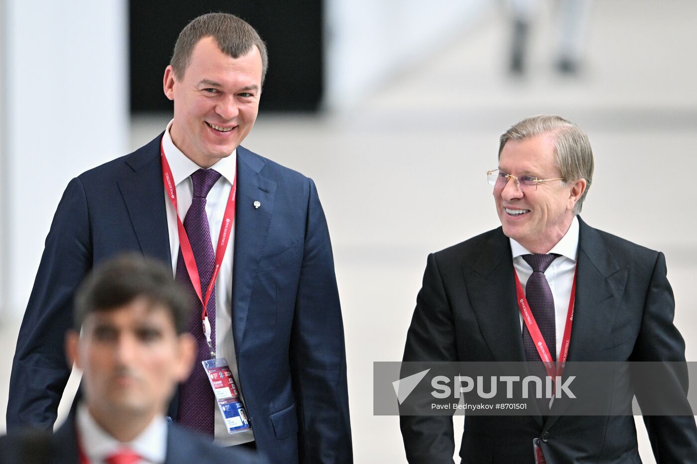 SPIEF-2024. Guests ahead of the plenary session