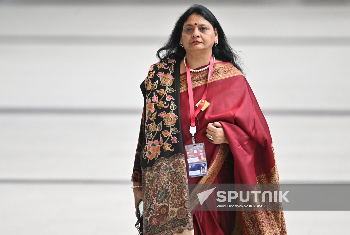 SPIEF-2024. Guests ahead of the plenary session