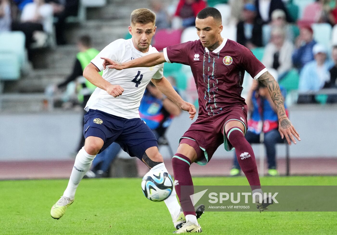 Belarus Soccer Friendly Belarus - Russia