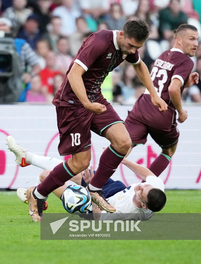 Belarus Soccer Friendly Belarus - Russia