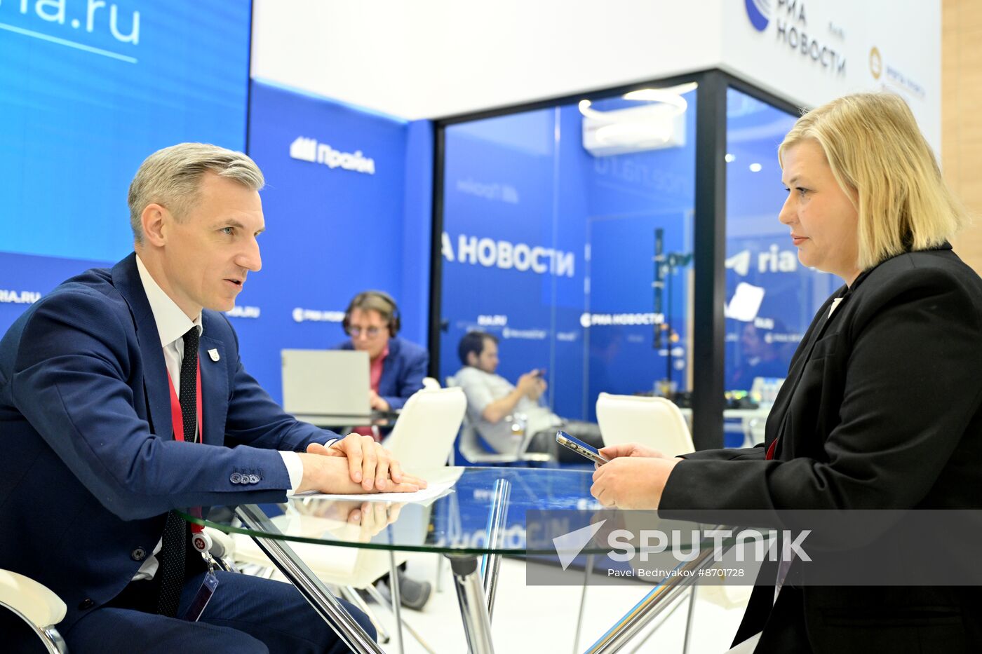 SPIEF-2024. RIA Novosti stand