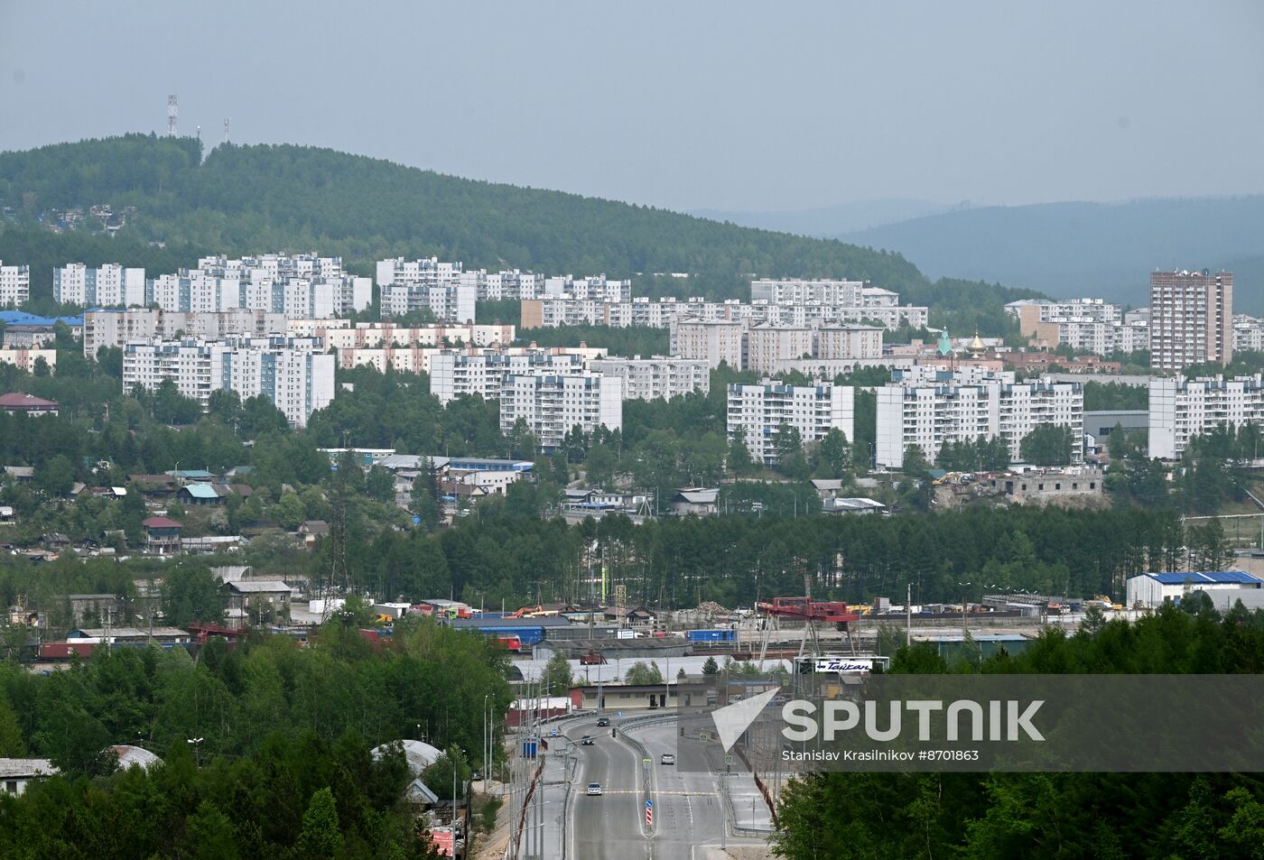 Russia Cityscapes Tynda