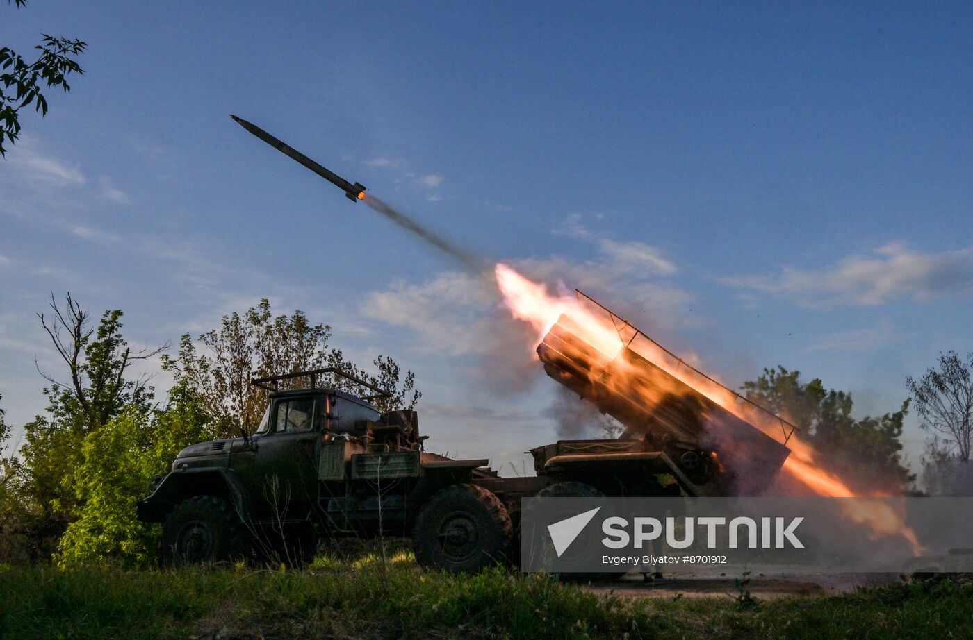 Russia Ukraine Military Operation Artillery Units