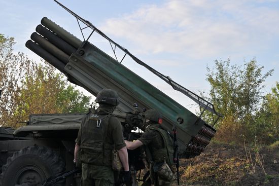 Russia Ukraine Military Operation Artillery Units