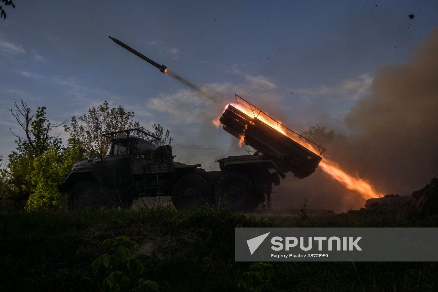 Russia Ukraine Military Operation Artillery Units