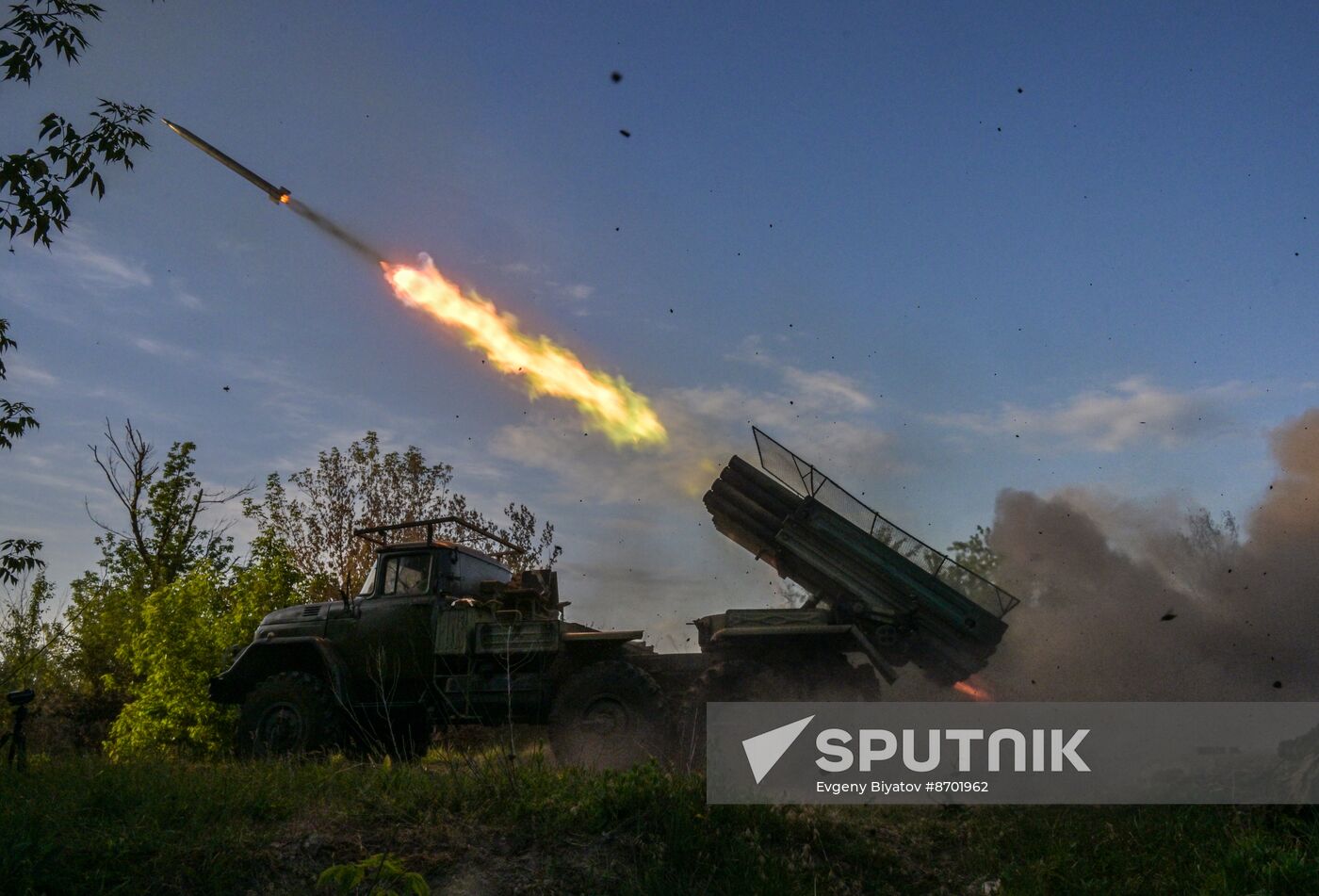 Russia Ukraine Military Operation Artillery Units