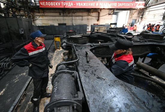 Russia Railway Tynda Locomotive Depot
