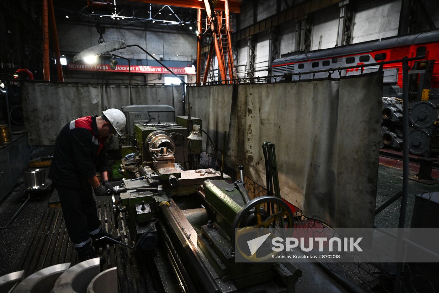 Russia Railway Tynda Locomotive Depot
