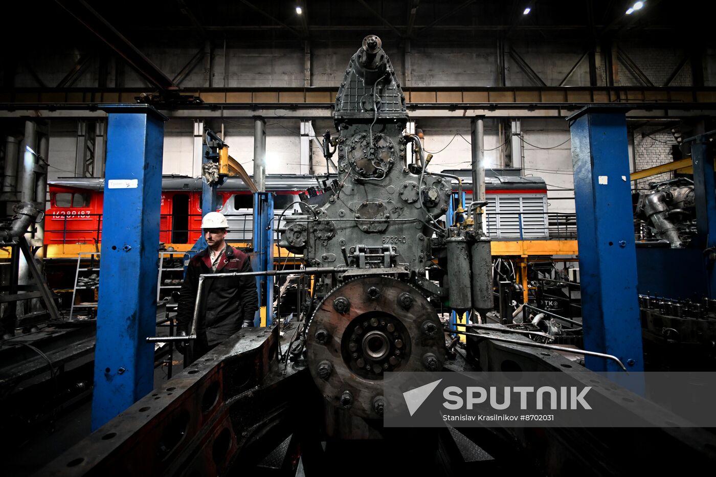 Russia Railway Tynda Locomotive Depot