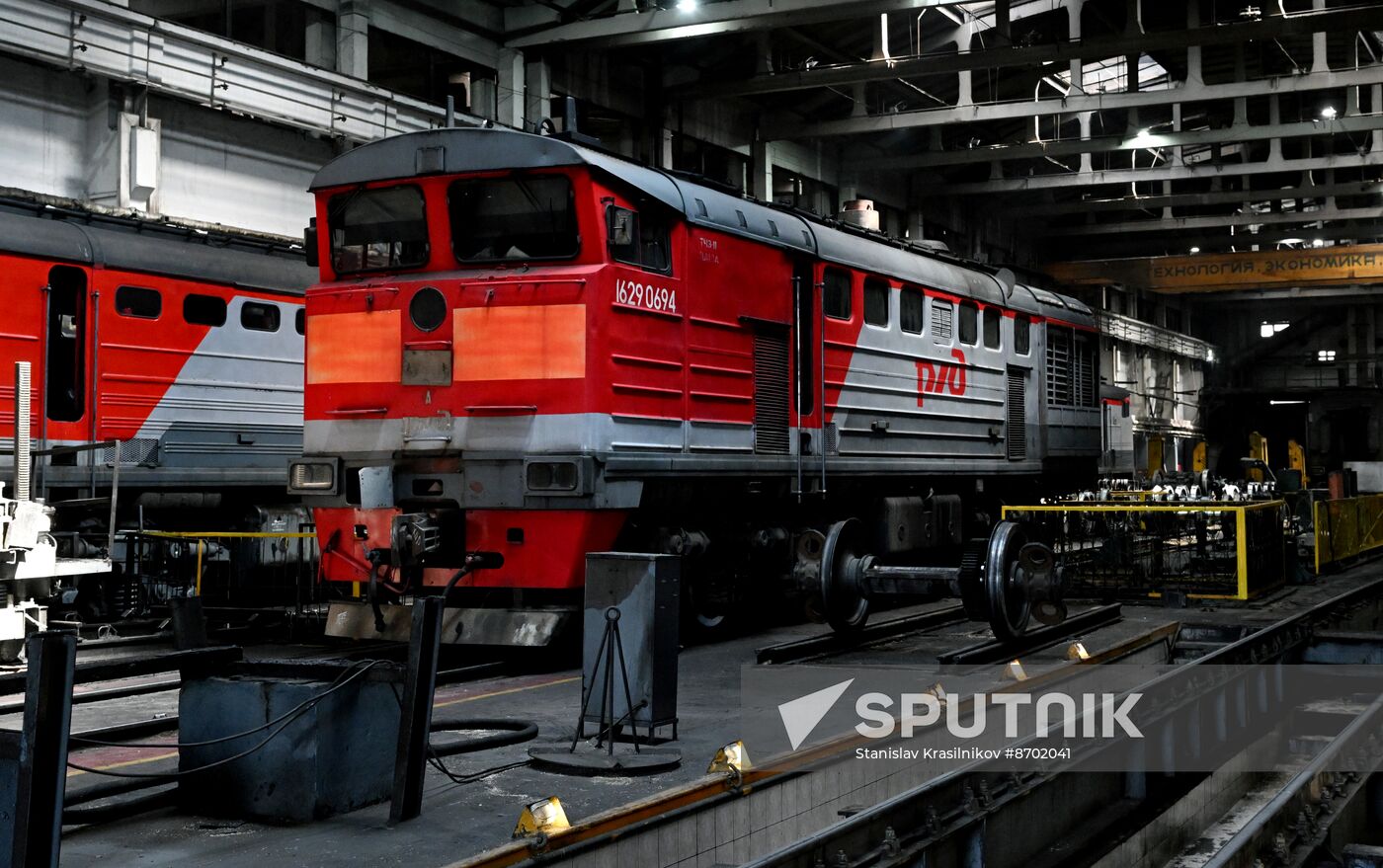 Russia Railway Tynda Locomotive Depot