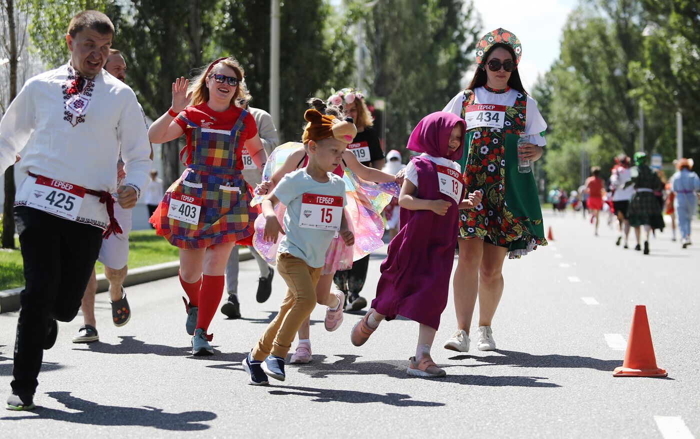 RUSSIA EXPO. First national race held as part of Gerber Udmurtian national festival