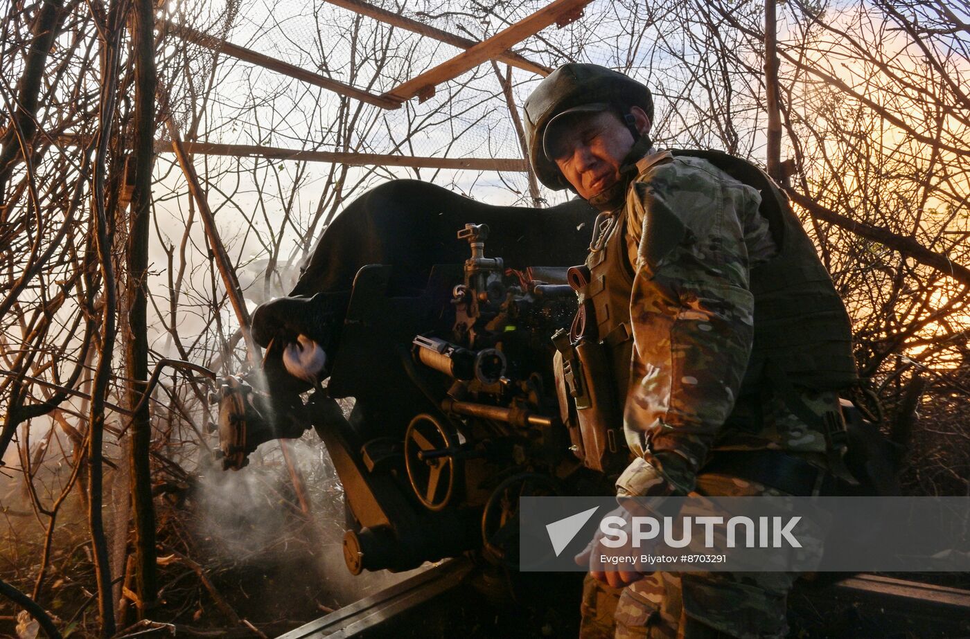 Russia Ukraine Military Operation Artillery Units