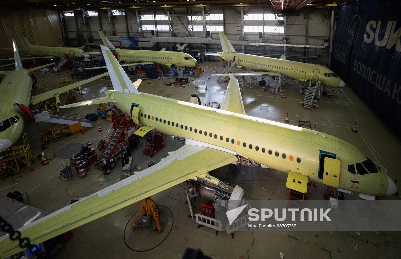 Russia New SSJ Passenger Jet Production