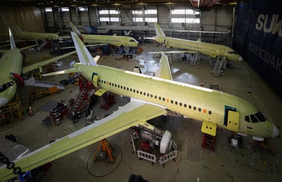 Russia New SSJ Passenger Jet Production