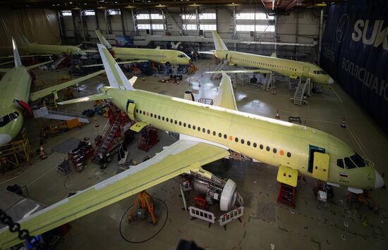 Russia New SSJ Passenger Jet Production