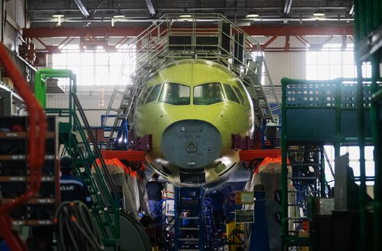 Russia New SSJ Passenger Jet Production