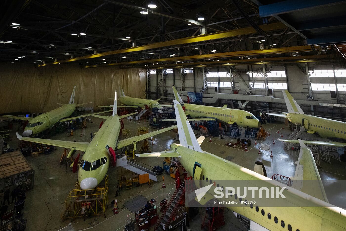Russia New SSJ Passenger Jet Production